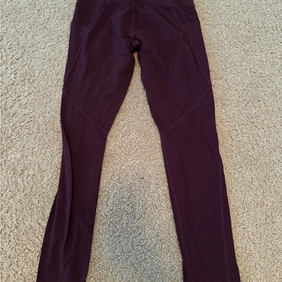 Athleta Deep Purple Leggings - Picture 3 of 5